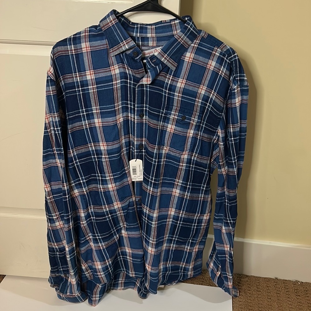 Men’s (L) Johnnie-O Hangin Out Flannel - New w/ Tags